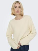 Only Onlkatia Ls Structure O-neck Cc Knt Trui 4852069 Whitecap Gray Melange - thumbnail