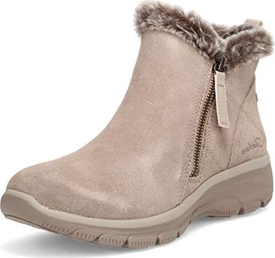 Skechers Snowboots Easy Going-High Zip 167108/MUSH Lichtbruin-38 maat 38 - thumbnail