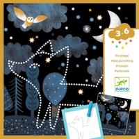 Creatieve picotageset DJECO zwart - thumbnail