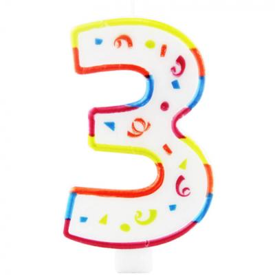 XL kaars 3 jaar met houder