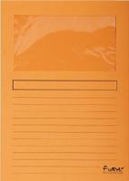 Set of Subfolders Exacompta Forever Oranje A4 Doorzichtig raam 100 Onderdelen - thumbnail