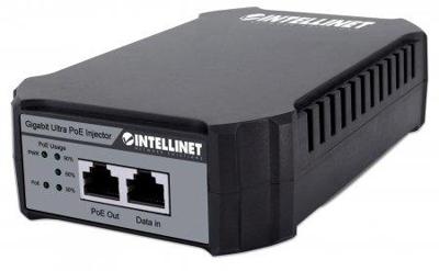 Intellinet 561495 Gigabit Ultra PoE-injector 1 x 95 watt-poort, IEEE 802.3bt en IEEE 802.3at/af-conform, kunststof behuizing