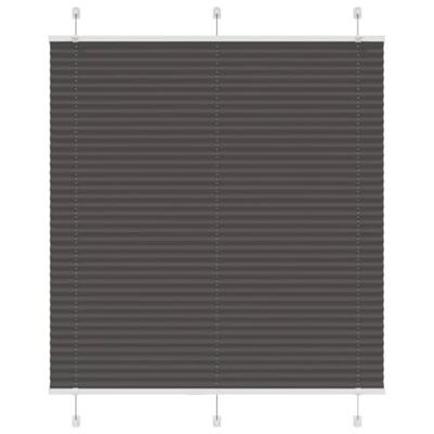 Pliss rolgordijn 115x150cm stofbreedte 114,4cm polyester zwart Pliss rolgordijn 115x150cm stofbreedte 114,4cm polyester zwart