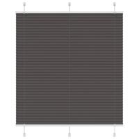 Pliss rolgordijn 115x150cm stofbreedte 114,4cm polyester zwart - thumbnail