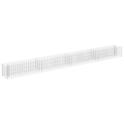 VidaXL Gabion plantenbak verhoogd 360x30x30 cm gegalvaniseerd staal VidaXL Gabion plantenbak verhoogd 360x30x30 cm gegalvaniseerd staal