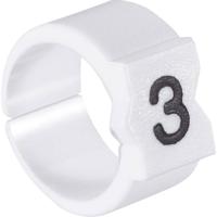 TE Connectivity STD12W-1 Markeerclip Opdruk 1 Buitendiameter 4.50 tot 6 mm 028690-000 - thumbnail