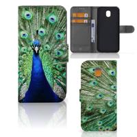 Samsung Galaxy J5 2017 | Telefoonhoesje | Met pasjeshouder | Pauw - thumbnail