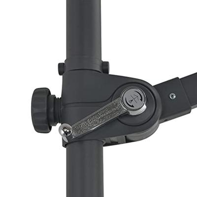 VidaXL Zweefparasol met stalen paal 300 cm azuurblauw