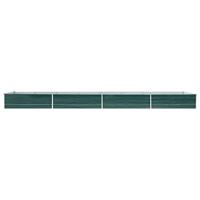 Plantenbak verhoogd 600x80x45 cm gegalvaniseerd staal groen - thumbnail