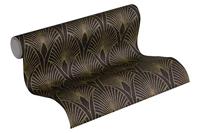 Livingwalls New Walls zwart behang | 374273 - thumbnail