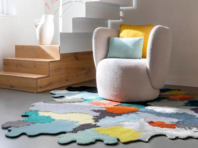 MOMO Rugs Naturais - Moss Fischbacher - 200 rond Vloerkleed