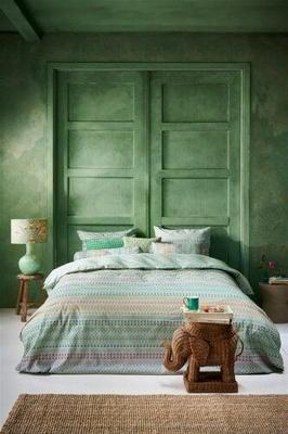 Pip Studio Ashanti Groen dekbedovertrek