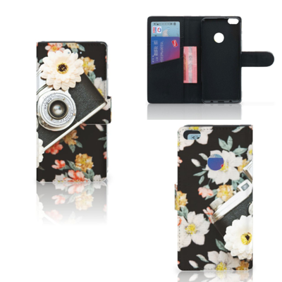 Huawei P8 Lite 2017 Telefoonhoesje met foto Vintage Camera