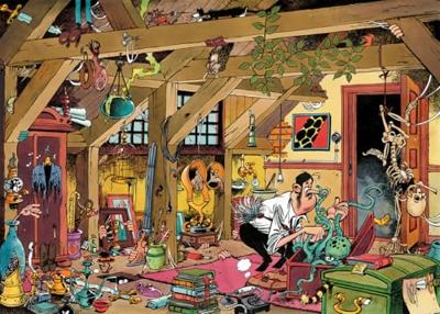Jumbo Jan van haasteren legpuzzel - oldtimers de vrijgezel, 1000st.