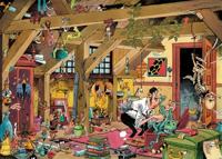 Jumbo Jan van haasteren legpuzzel - oldtimers de vrijgezel, 1000st. - thumbnail