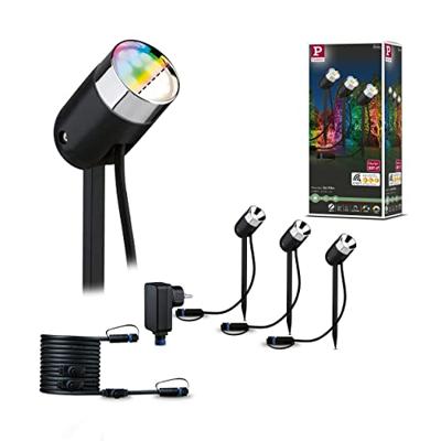 Paulmann colour Spot Pike Set RGBW Zigbee 94284 Verlichtingssysteem Plug&Shine ZigBee LED 4.5 W Warmwit Antraciet Paulmann colour Spot Pike Set RGBW Zigbee 94284 Verlichtingssysteem Plug&Shine ZigBee LED 4.5 W Warmwit Antraciet