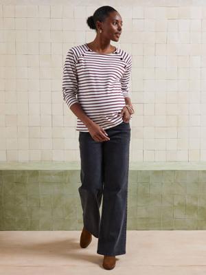 T-shirt voor zwangerschap en borstvoeding van biologisch katoen* bordeauxrood T-shirt voor zwangerschap en borstvoeding van biologisch katoen* bordeauxrood