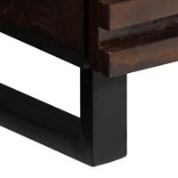 Hoge kast 60x34x100 cm massief mangohout bruin - thumbnail