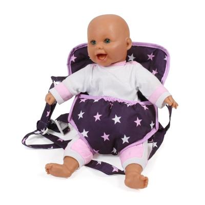 Poppen Draagzak - Stars Lila Poppen Draagzak - Stars Lila