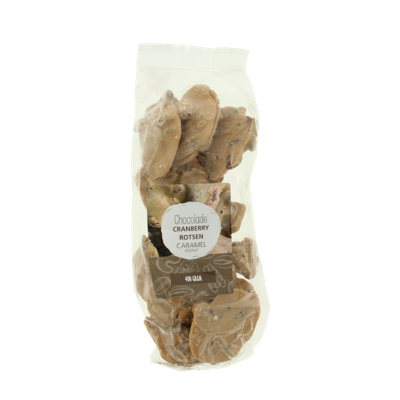 MijnNatuurwinkel Cranberry rots caramel zeezout 350 Gram