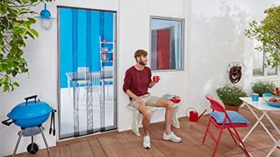 tesa STANDARD 55201-00001-00 Vliegenhor voor deur (b x h) 1200 mm x 2500 mm Antraciet 1 stuk(s)