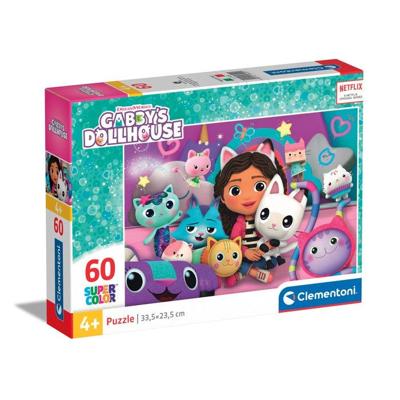 Clementoni legpuzzel super color gabby's poppenhuis, 60st.