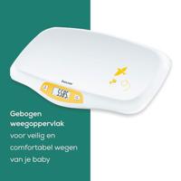 Beurer BY 80 Babyweegschaal Digitaal Weegbereik (max.): 20 kg Wit, Geel - thumbnail