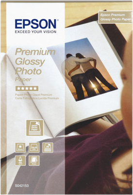 Epson Premium Glossy Photo Paper C13S042153 Fotopapier 10 x 15 cm 255 g/m² 40 vellen Hoogglans