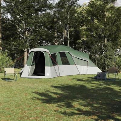 VidaXL Gezinstent met dak met opslag groen 762 x 655 x 218 cm taft VidaXL Gezinstent met dak met opslag groen 762 x 655 x 218 cm taft