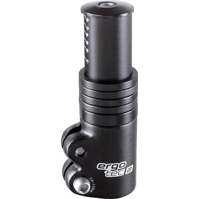 Ergotec Stuurpen verlenger ahead 3 - 1-1/8" al6061 t6 - zwart gezandstraald