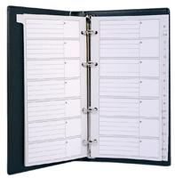 Kangaro K-6200 Telefoonregister A-Z 4-rings Zwart - thumbnail