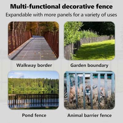 Tuinhek 5 pcs Wit 170 x 215 cm Gepoedercoat staal