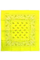 Bandana fluor geel - thumbnail
