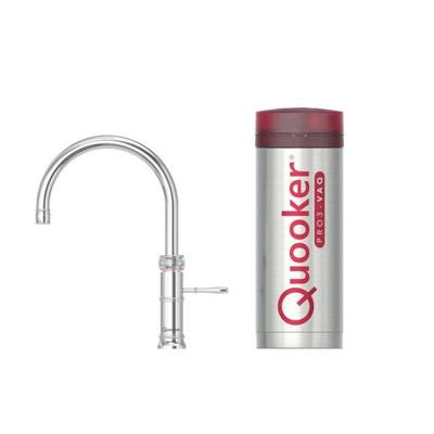 Quooker Classic Fusion Round met met PRO3 boiler 3-in-1 kokend water kraan chroom
