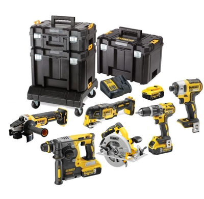 DeWalt DCK685P3T | Combiset | DCD796 + DCF887 + DCH273 + DCG405 + DCS570 + DCS356 | 18V | 3x 5.0Ah Li-Ion | in TSTAK - DCK685P3T-QW DeWalt DCK685P3T | Combiset | DCD796 + DCF887 + DCH273 + DCG405 + DCS570 + DCS356 | 18V | 3x 5.0Ah Li-Ion | in TSTAK - DCK685P3T-QW