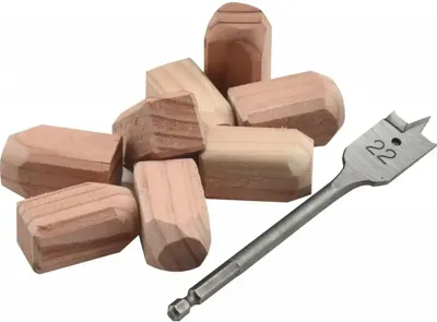 Woodvision douglas doken 24 stuks met speedboor