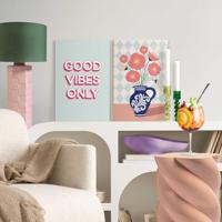 Canvas Good Vibes Only 30x20cm - thumbnail