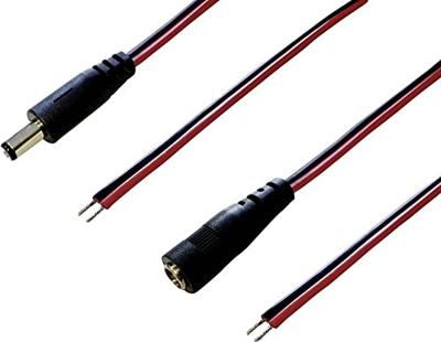 BKL Electronic Laagspannings-aansluitkabel Laagspanningsbus, Laagspanningsstekker - Open kabeleinde 5.50 mm 2.10 mm 2.10 mm 2.00 m 1 set(s)