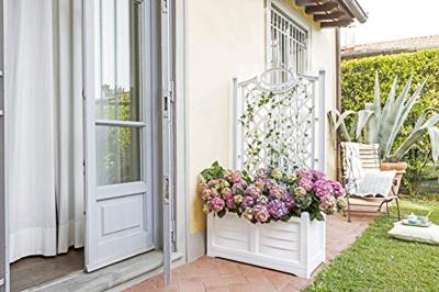 Bama Fioriera Separe Bloemenbak 80x42.5x150 cm Wit