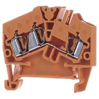 Weidmüller 1706050000 Doorgangsserieklem 5.10 mm Spanveer Oranje 100 stuk(s)