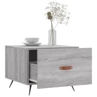 Salontafels 2 st 50x50x40 cm bewerkt hout grijs sonoma eiken - thumbnail