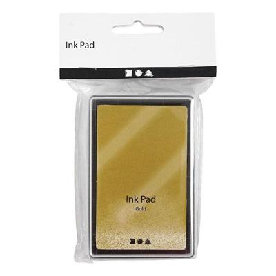 Creativ Company Stempelinkt, h: 2 cm, afm 9x6 cm, goud, 1 stuk