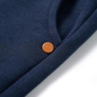 Kinderjoggingbroek 116 gemleerd marineblauw Kinderjoggingbroek 116 gemleerd marineblauw