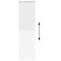 Doucherolgordijn met cassette 80x240 cm stofbreedte 76 cm - thumbnail