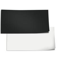 Juwel Achterwand Poster 3 L Aquarium 100x50cm - Dubbelzijdig Zwart-Wit Design met Diepte-effect - thumbnail