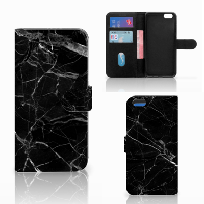 Apple iPhone 7 Plus | 8 Plus | Bookcase | Marmer Zwart - Origineel Cadeau Vader Apple iPhone 7 Plus | 8 Plus | Bookcase | Marmer Zwart - Origineel Cadeau Vader