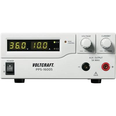 VOLTCRAFT PPS-16005 Labvoeding, regelbaar 1 - 36 V/DC 0 - 10 A 360 W USB, Remote Programmeerbaar Aantal uitgangen: 2 x VOLTCRAFT PPS-16005 Labvoeding, regelbaar 1 - 36 V/DC 0 - 10 A 360 W USB, Remote Programmeerbaar Aantal uitgangen: 2 x
