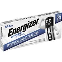 Energizer Ultimate FR03 AAA batterij (potlood) Lithium 1250 mAh 1.5 V 10 stuk(s) - thumbnail