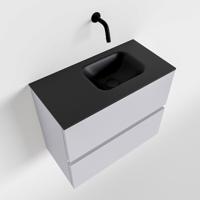 MONDIAZ ADA 60cm toiletmeubel cale. LEX wastafel urban rechts zonder kraangat - thumbnail