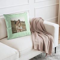 Kussensloop bedrukken - Mint groen - 40 x 40 cm - thumbnail